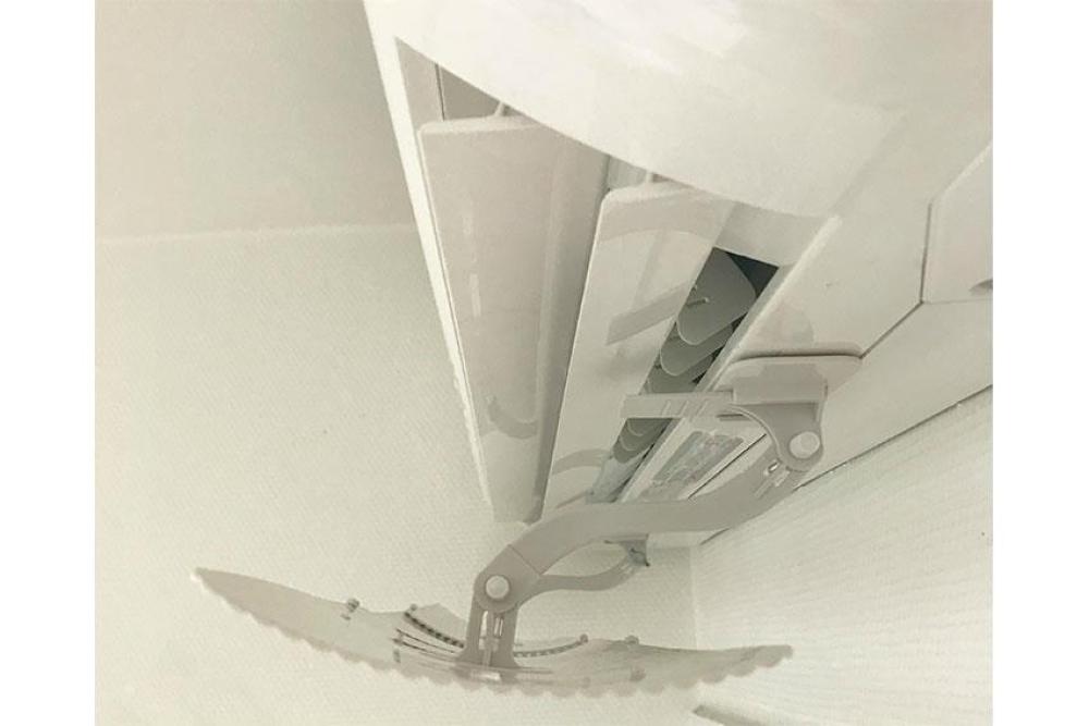 ALX-9032-000 | AIR WING SPLIT DEFLECTEUR D'AIR REGLABLE BIDIMENSIONNEL 180°