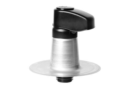 CRS-1010-000 | ALUMINIUM DAKDOORVOER Ø100MM-GEÏSOLEERD - HERSLUITBARE PP KAP