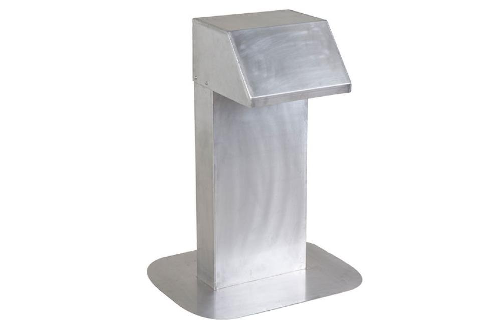ALX-7169-000 | ALUMINIUM DAKDOORVOER 300X200MM - EXTRA HOGE NEK 900MM