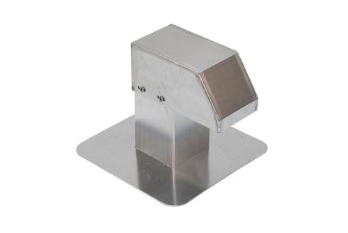 ALX-7122-000 | PASSAGE ALUMINIUM 125X125MM - 1 SORTIE