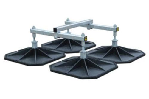 BFS-4601-000 | BIG FOOT REGELBARE HD CUBE VOET 600X600MM / FRAME 360X710X800MM