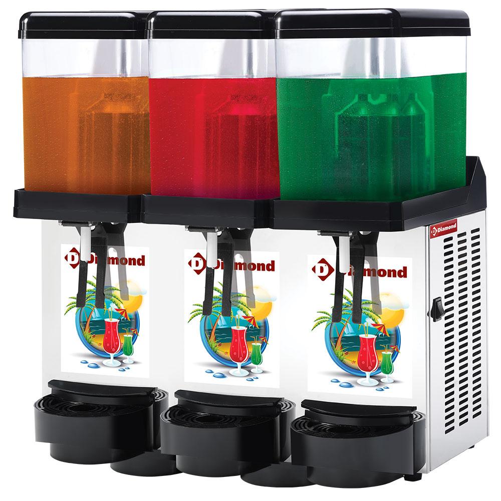 DD12/3T-R2 | Distributeur de boissons réfrigerées, 3x 12 Lt.