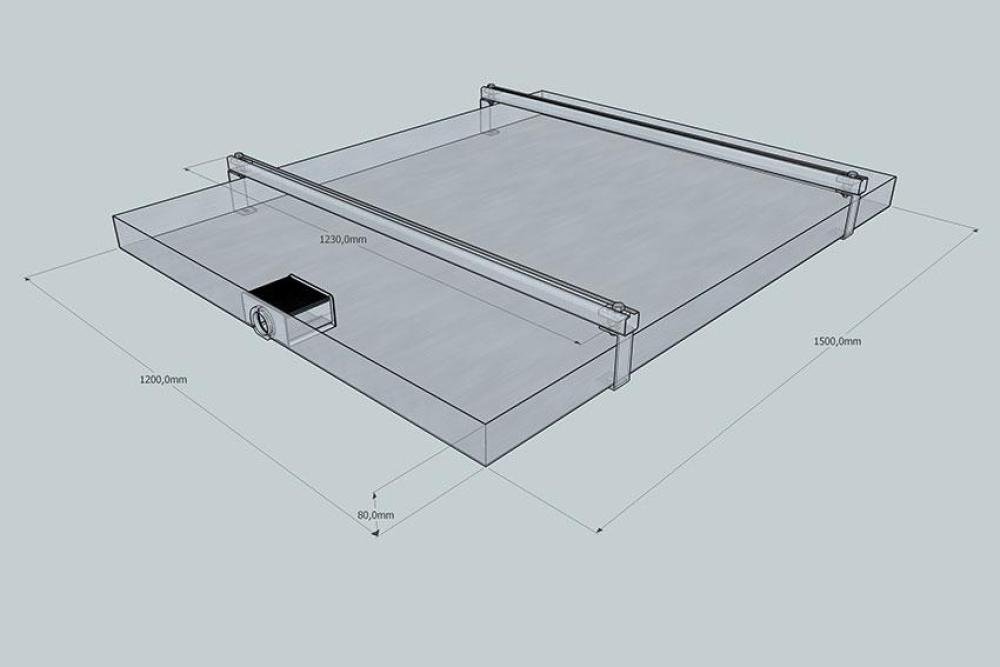 AUR-1007-000 | AURU-L PREMIUM RANGE AURU-L7 - 80X1200X1500MM