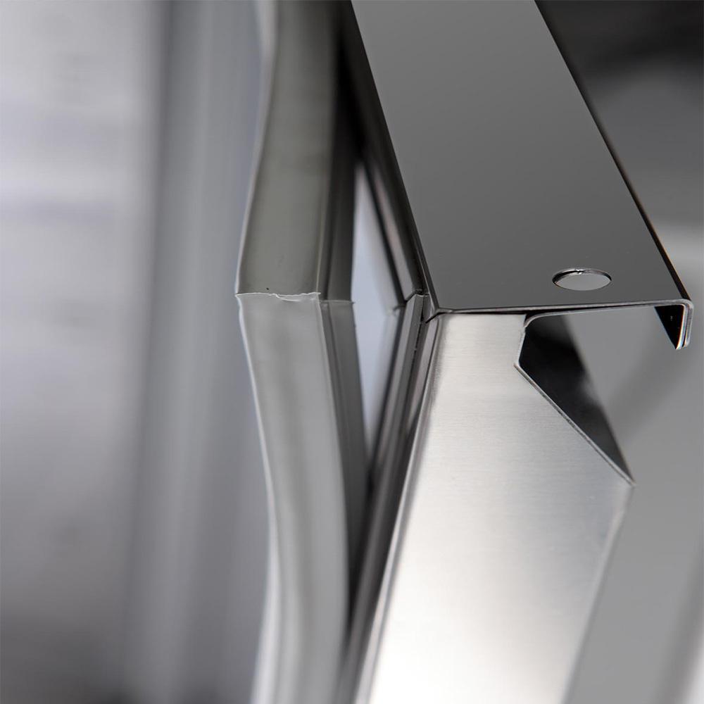 KBR/21G | Comptoir bar 2 compartiments, égoutoir+grille, 1 cuve à gauche.