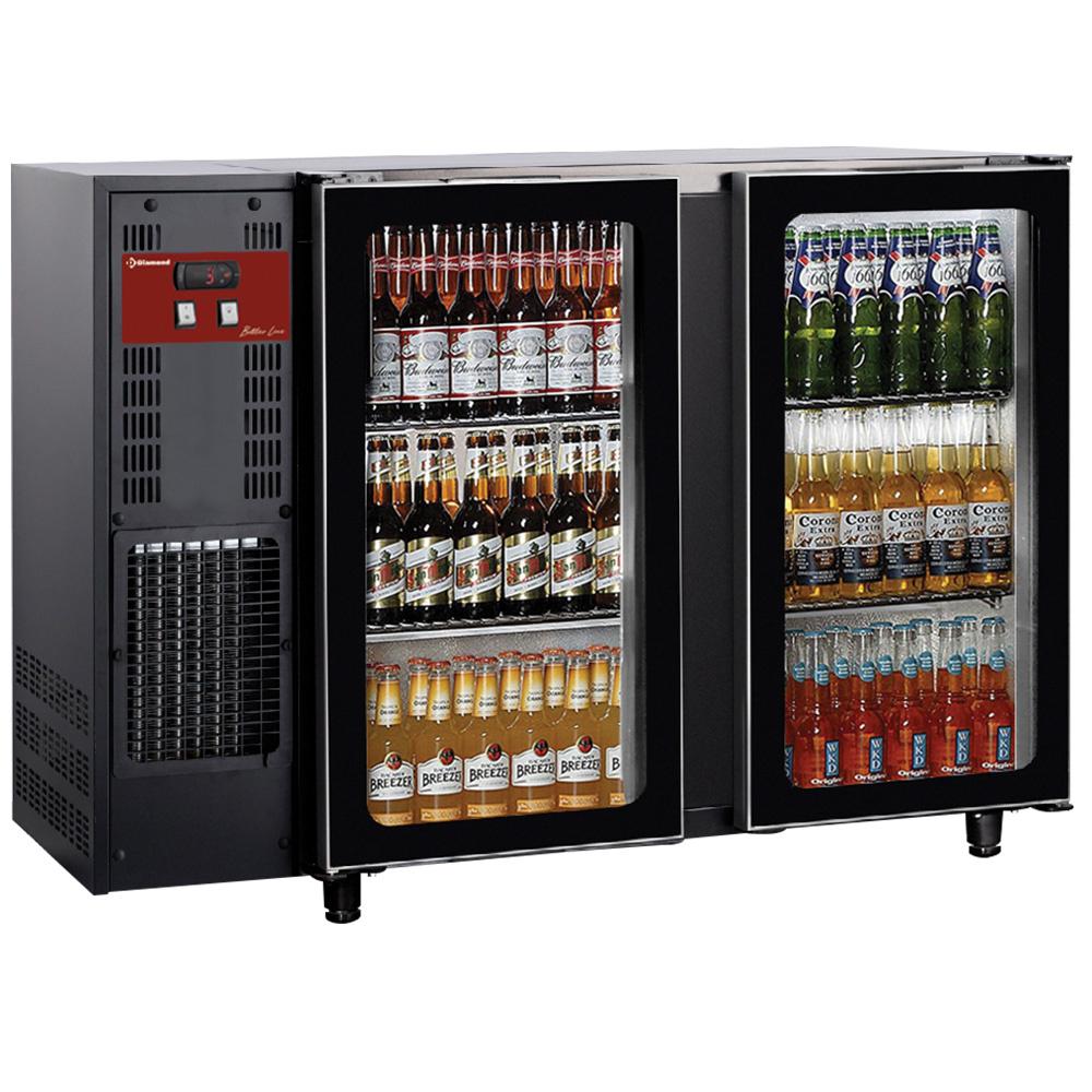 TAVT/2G-R2 | Flessenkoeler 2 glazen deuren, 375 liters