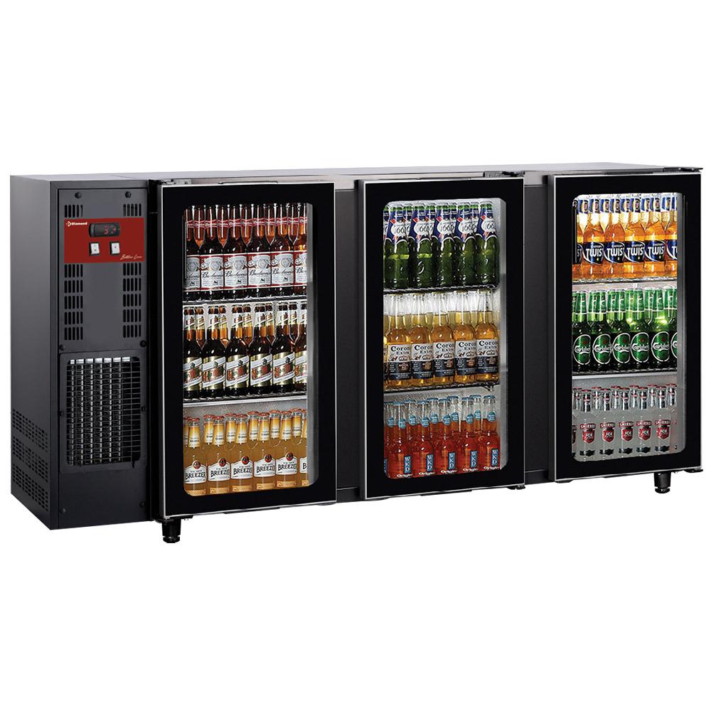 TAVT/3G-R2 | Refroidisseur de bouteilles 3 portes vitrées, 579 litres