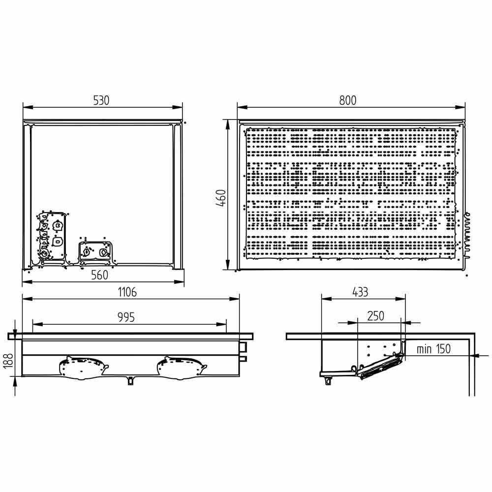 HN201M-2S | Koelgroep "By-block" T° -15°-25°