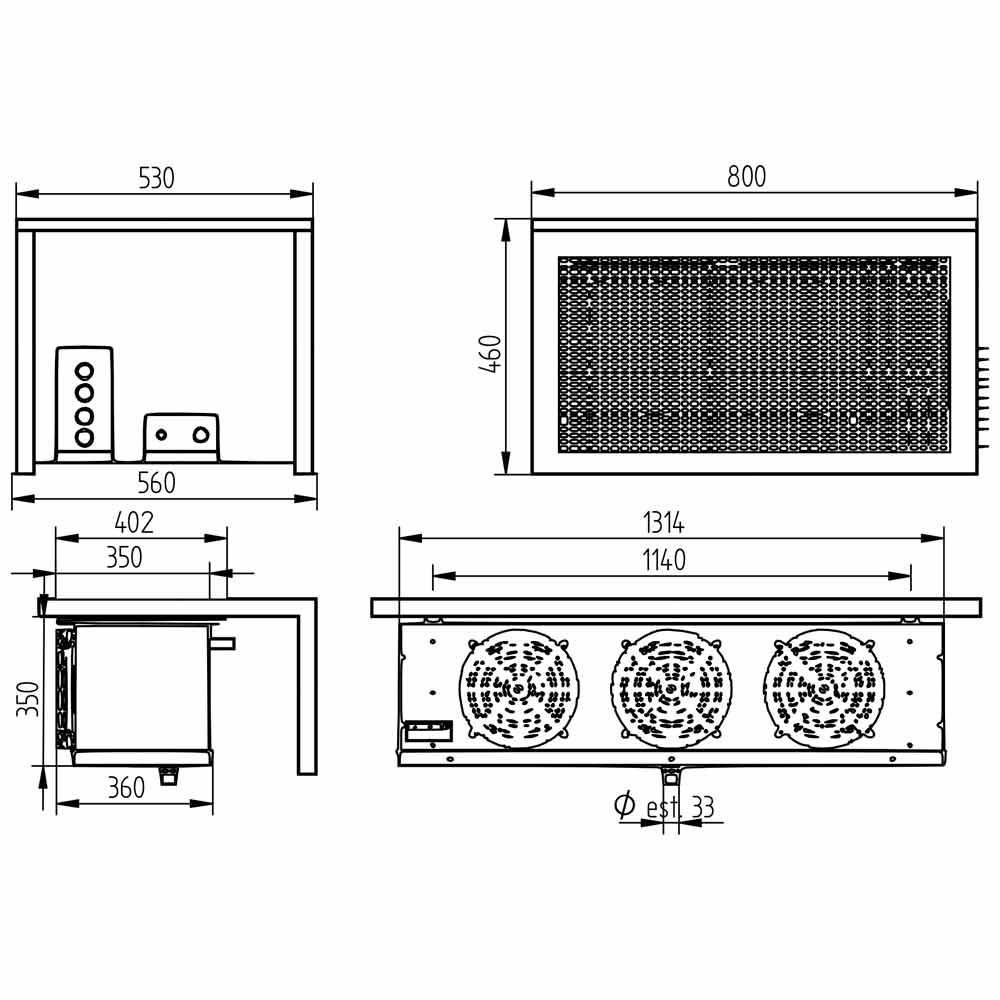 HN300T-5U | Groupe frigorifique "By-block" T° -15°-25°