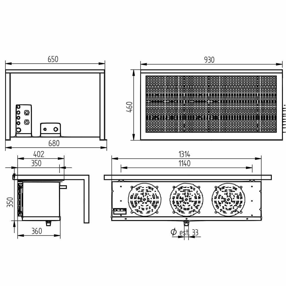 HP200T-6R | Koelgroep "By-block" T° -5°+5°