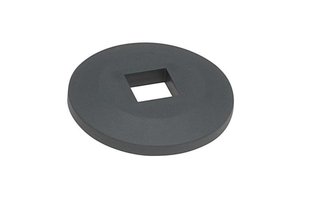 STB-1021-050 | RONDE STOOTBUMPER Ø93MM VIERKANTE OPENING 25X25MM