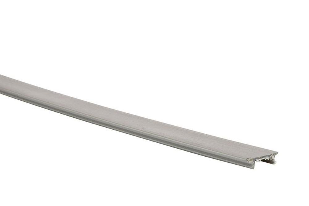 SUP-6303-854 | PVC CLIPSPROFIEL VOOR STELLIJST RVS LOOK - 3MTR/LNG