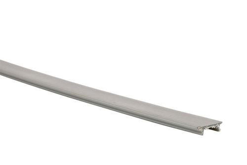 SUP-6303-854 | PVC CLIPSPROFIEL VOOR STELLIJST RVS LOOK - 3MTR/LNG