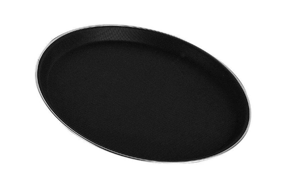TRL-5410-020 | ROND ANTISLIP DIENBLAD MET INOX RING GLASVEZEL - Ø410MM