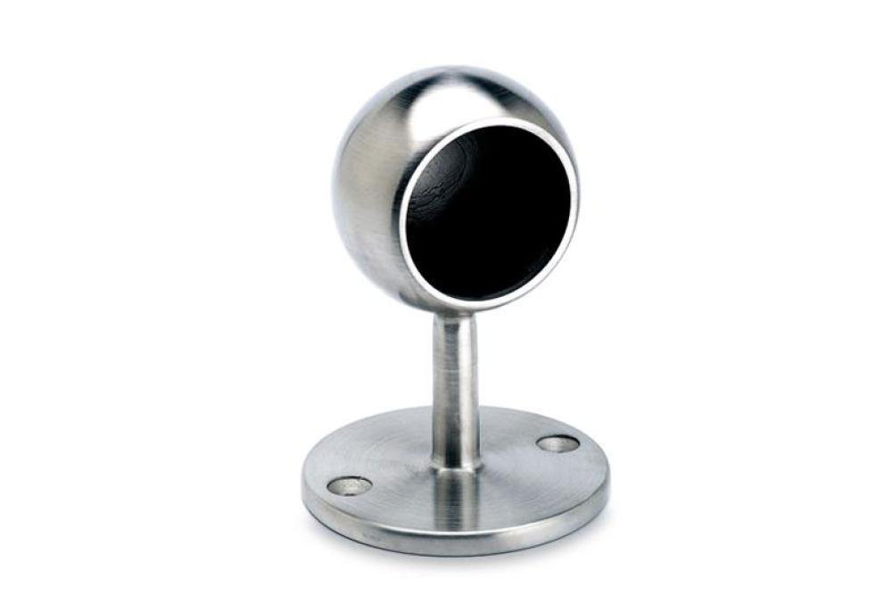 GFK-2330-840 | SUPPORT BORGNE - Ø38.1MM INOX LOOK