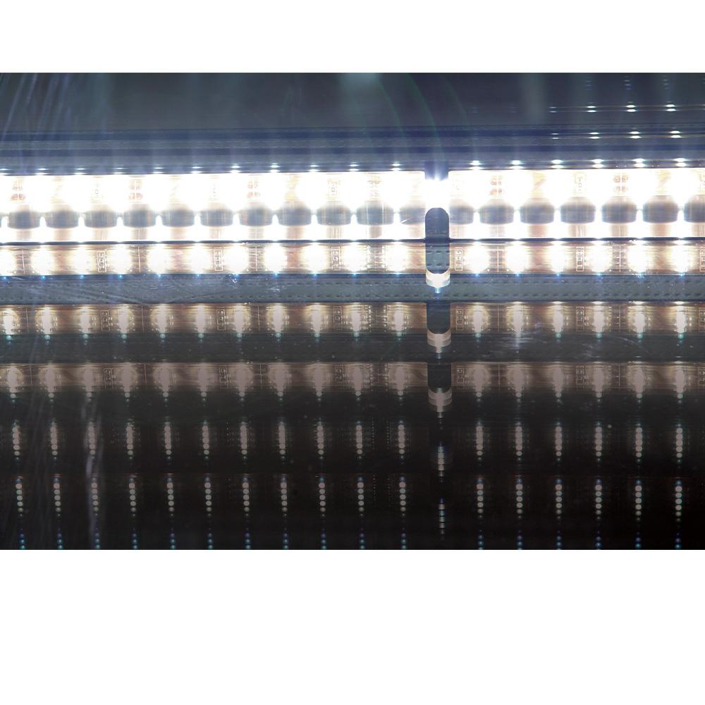 SNE/RN-A5-R2 | Panoramische vitrine, 5 draaiende plateaus, 360 LT, RVS.