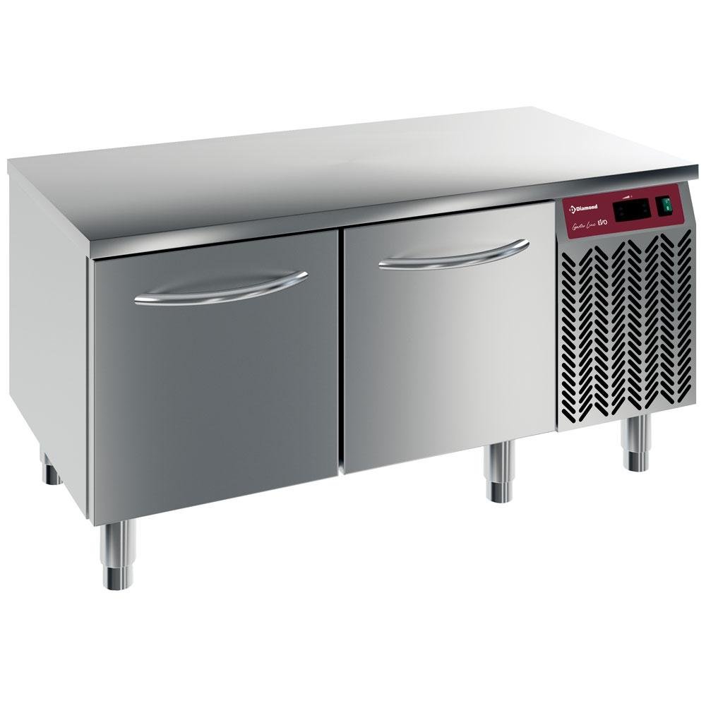 N65/R212G-9G | Gekoeld onderstel, 2 laden GN 1/2+1/3-h200 mm