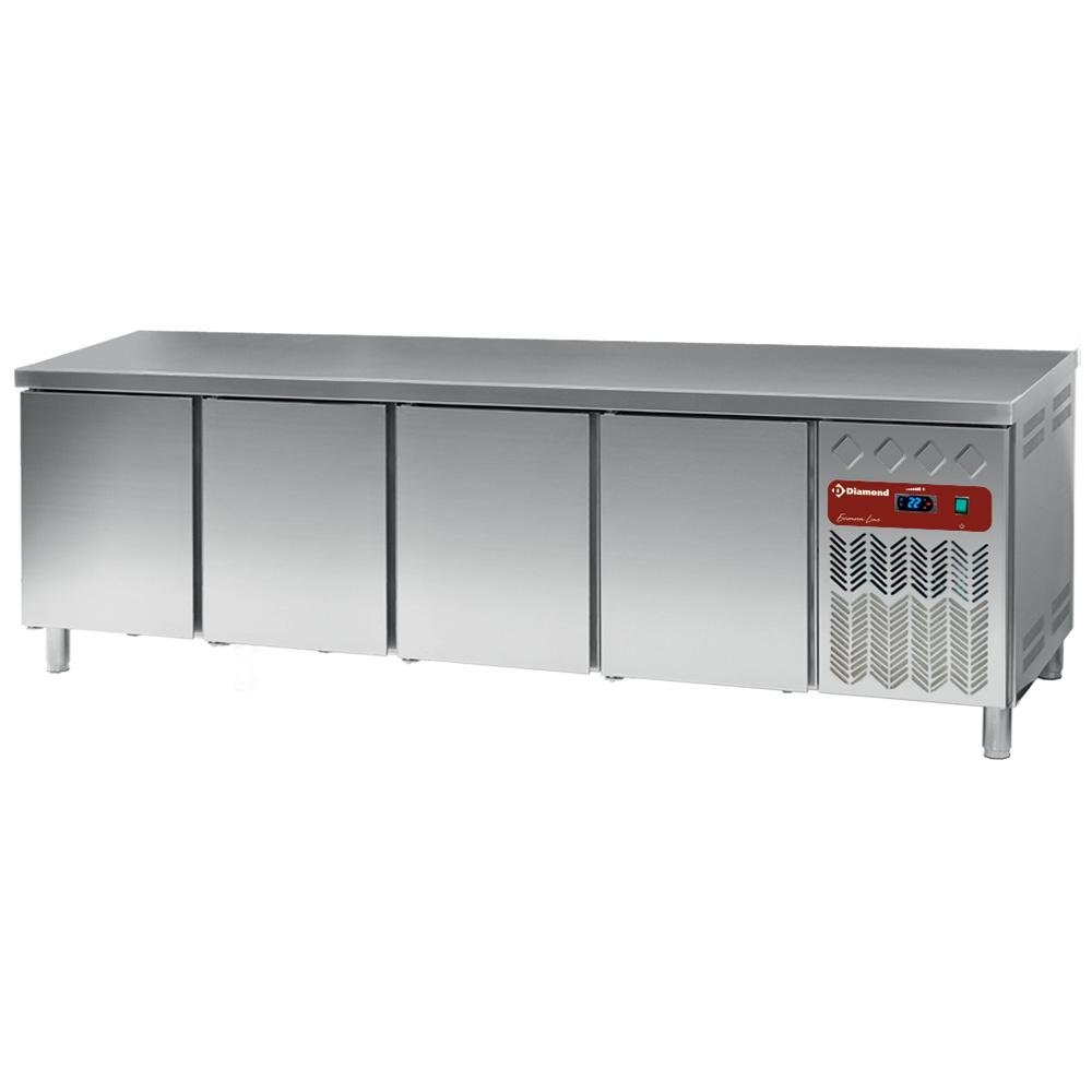 DP255/PC-R2 | Gekoelde werktafel, geventileerd, 4 deuren EN 600x400 (760 L)