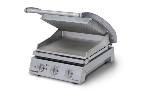 ROB-3065-000 | GRILL STATION VOOR 6 SANDWICHES GERIBBELDE BOVENPLAAT