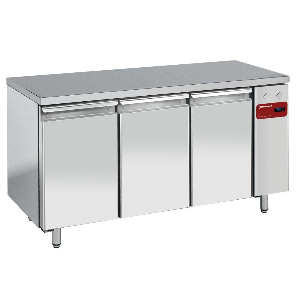 TPS3N/H | Table frigorifique, ventilée, 3 portes EN 600x400, (Sans groupe)
