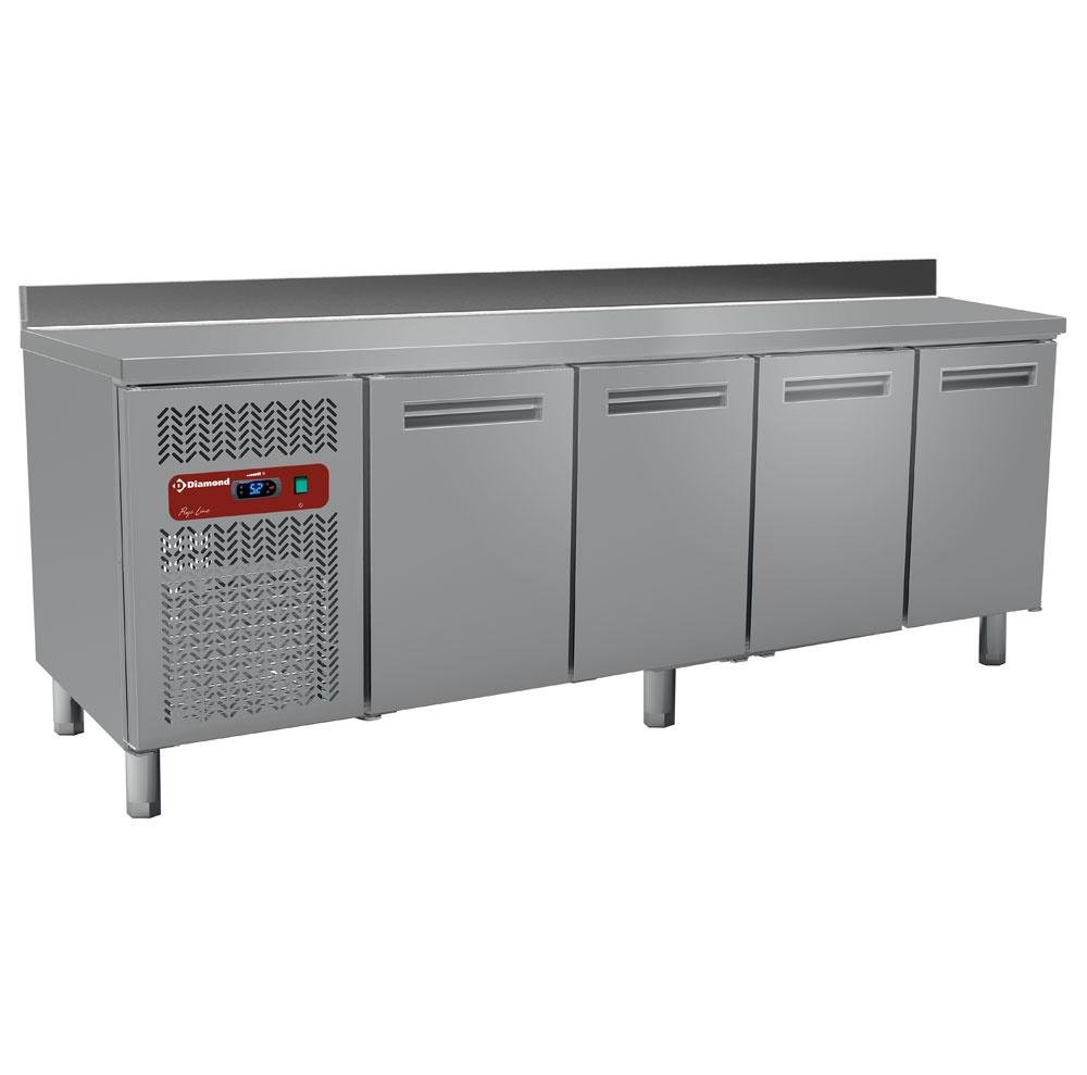 MR4/R2-BA | Table frigorifique, ventilé, 4 portes GN 1/1 (550 Lit.)