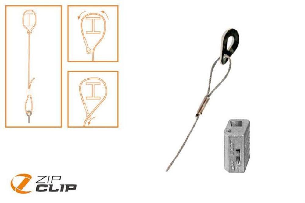 ZCO-1006-873 | ZIP-LOCK OPHANGSYSTEEM MET OOG 6MTR - BELASTING 15KG - 10PCE/PCK