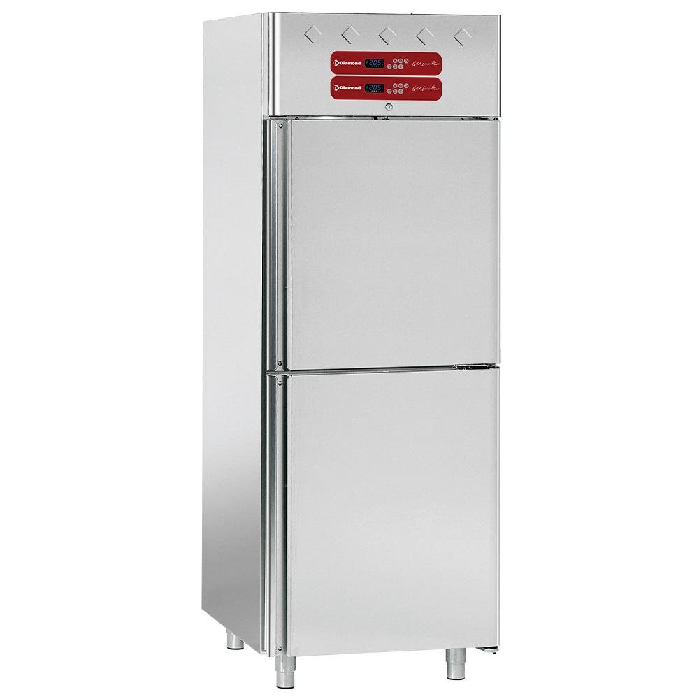 AL1TB/H2-R2 | Armoire frigorifique et de congélation 2x 350 litres, 2x 1/2 portes GN 2/1