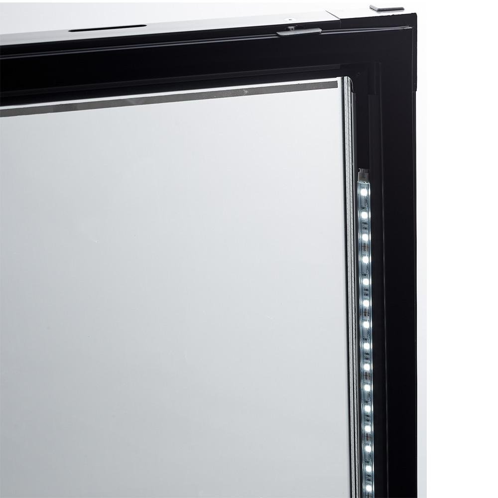 PFV55/X-R6G | Koelkastkasten geventileerd, 525 liter, glazen deur, GN2/1+600x400, roestvrij staal