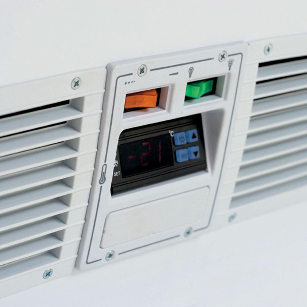 VISUAL-15-R2 | Panoramische diepvriezer met schuifglas deuren