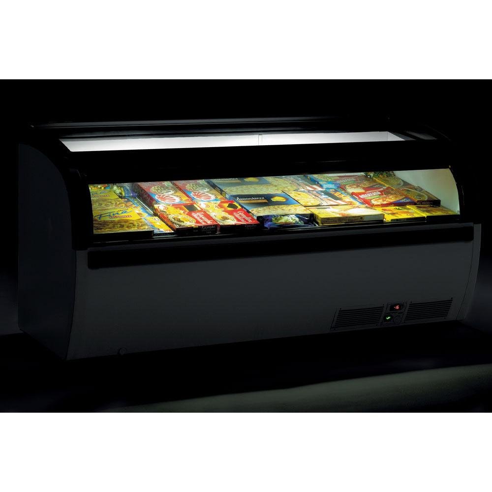 VISUAL-15-R2 | Panoramische diepvriezer met schuifglas deuren