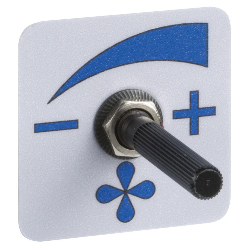 FC20/B5-VR2 | Geventileerde gekoelde vitrinetoonbank- met recht frontglas 90° met reserve - ZWART