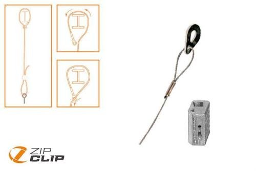 ZCO-1008-873 | ZIP-LOCK OPHANGSYSTEEM MET OOG 8MTR - BELASTING 15KG - 10PCE/PCK