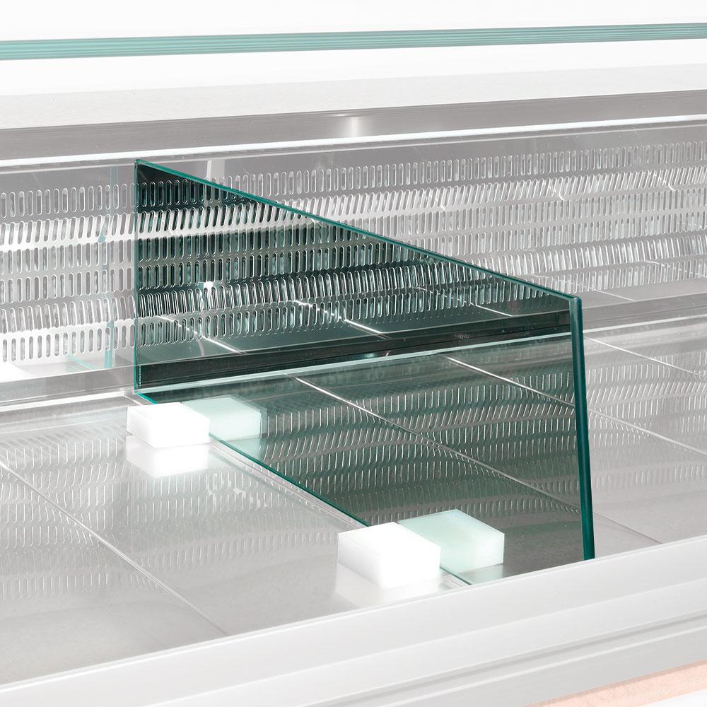 SPCR-50 | Scheiding expositie in glas (L.500 mm)