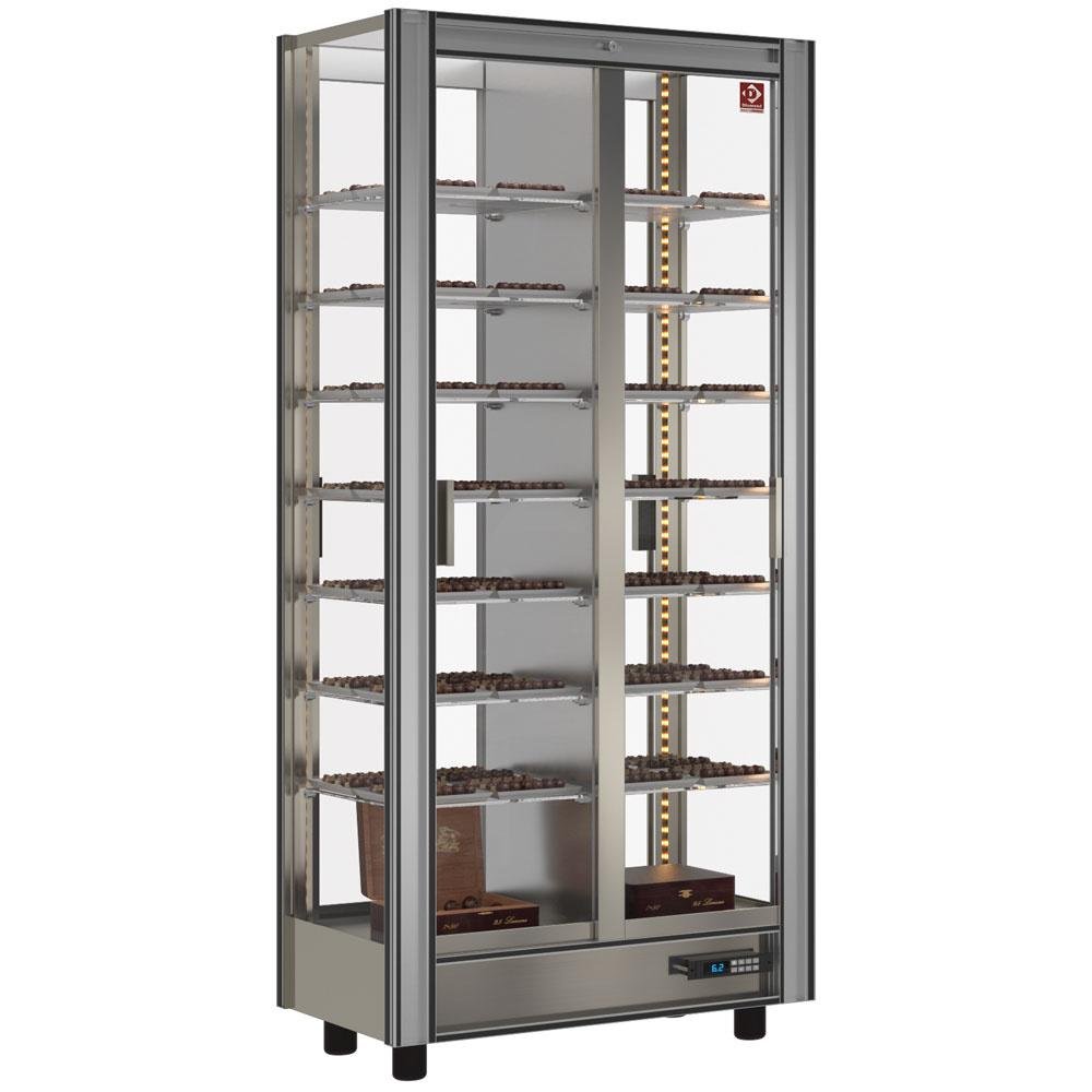 GCC-1/TR-R2 | Gekoelde chocolade vitrine Lt. 530 - Doorgeef - Moduleerbaar
