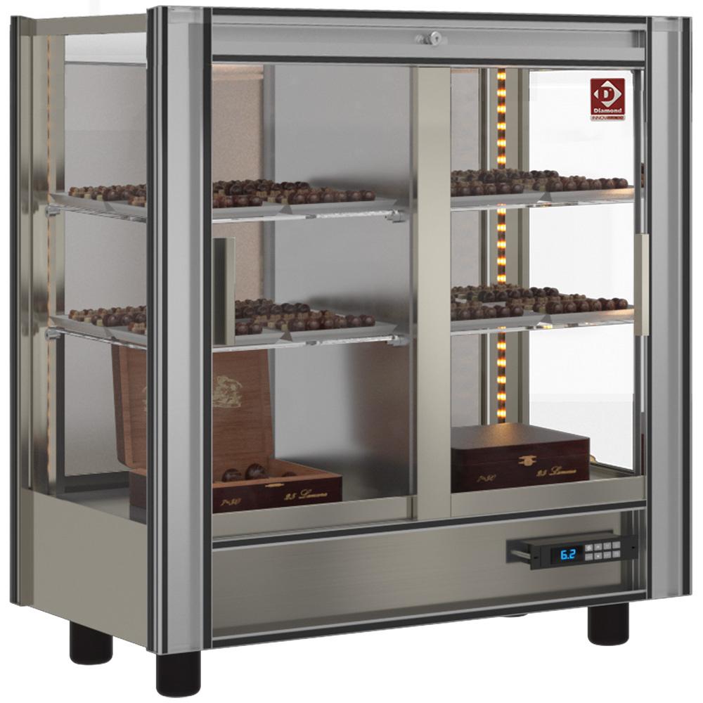PCC-1-R6 | Vitrine réfrigérée chocolat Lt. 216 - Modulable