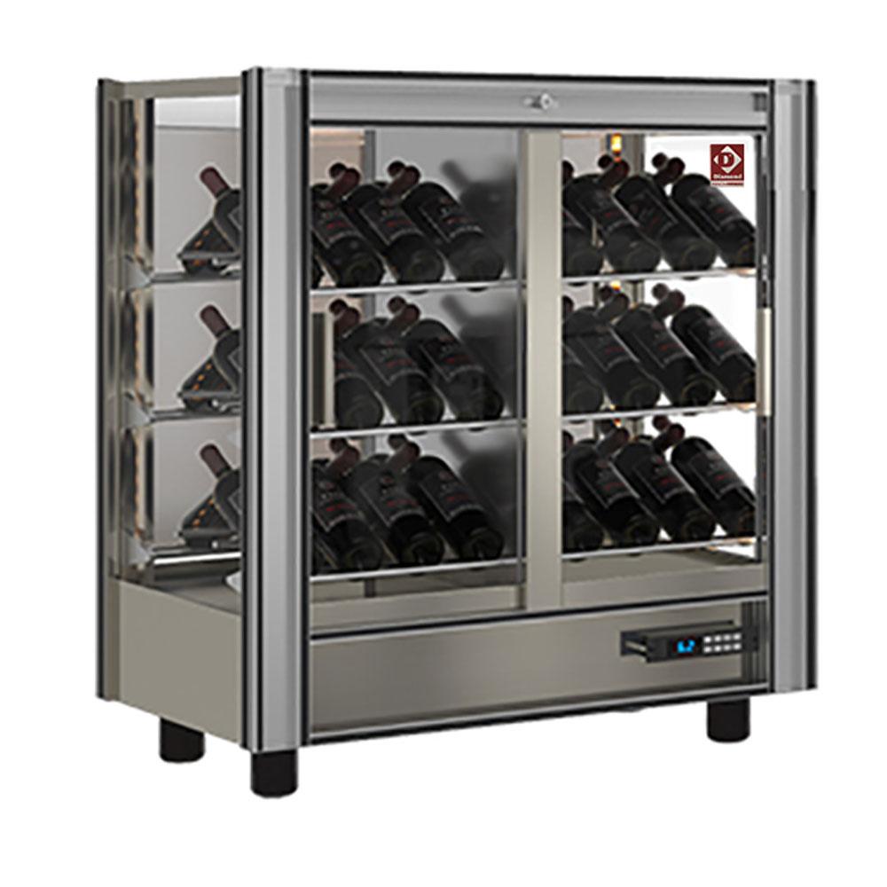 PVV-2-R6 | Vitrine réfrigérée à  vins Lt. 216 - Modulable