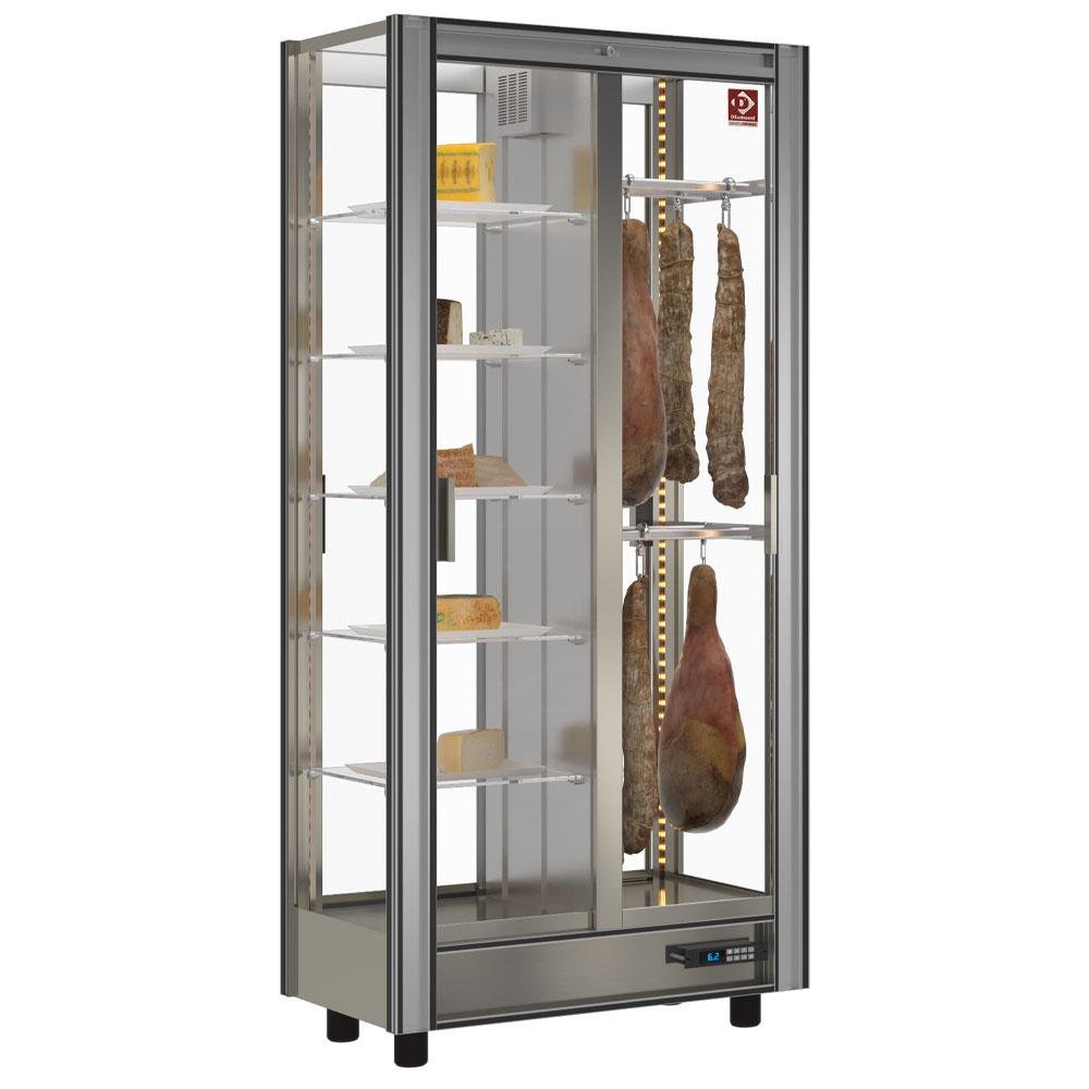 VSA-1/TR-R2 | Vitrine réfrigérée charcuterie Lt. 530 - Traversant - Modulable