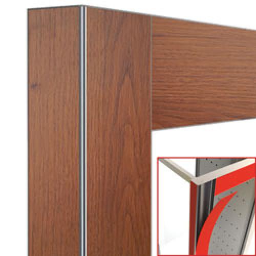 DE21-CA | Deco vitrine 216Lt. Eik - magnetisch