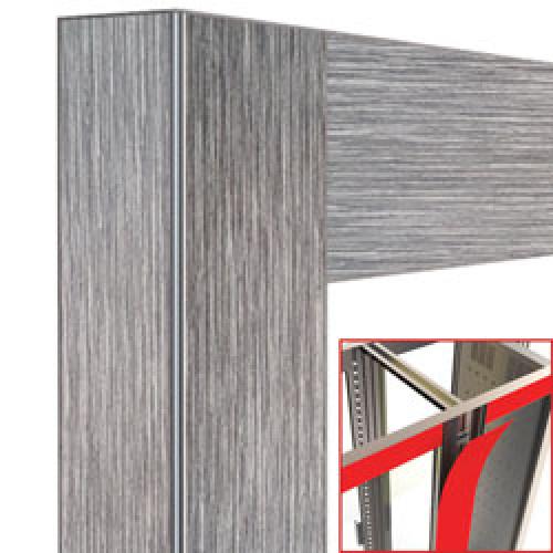 DE53-LC | Déco vitrine 530 Lt. Mélèze cendre - magnétique