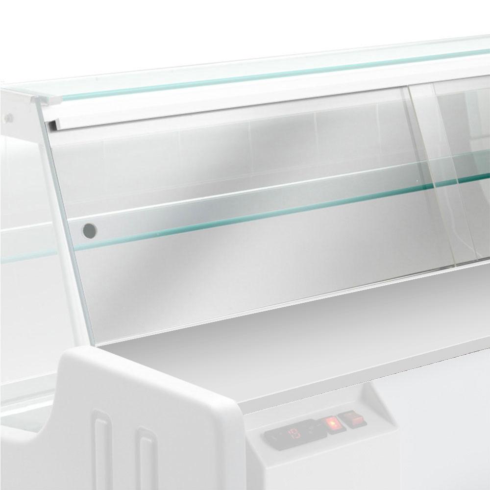 VE14/B5-R2P | Gekoelde vitrinetoonbank, statisch,  ladensysteem, zonder reserve - ZWART