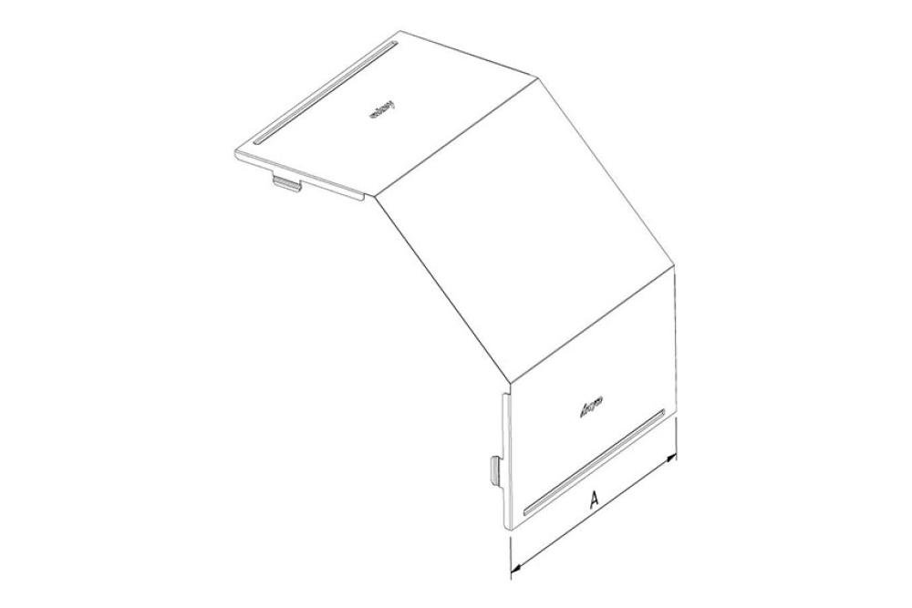 CSS-8490-000 | COUVERCLE COUDE EXTÉRIEURE 100MM SENDZIMIR