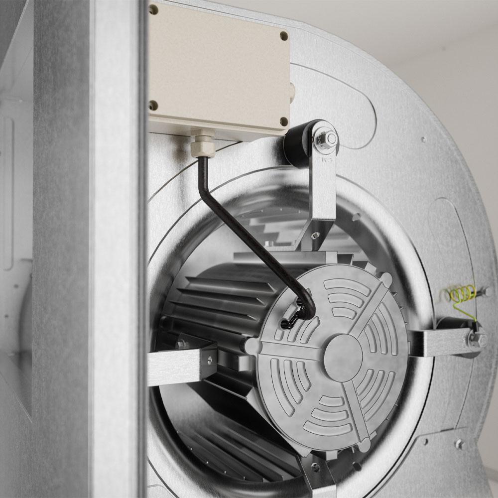 CA12/12/45 | Centrifugale ventilator met omkasting