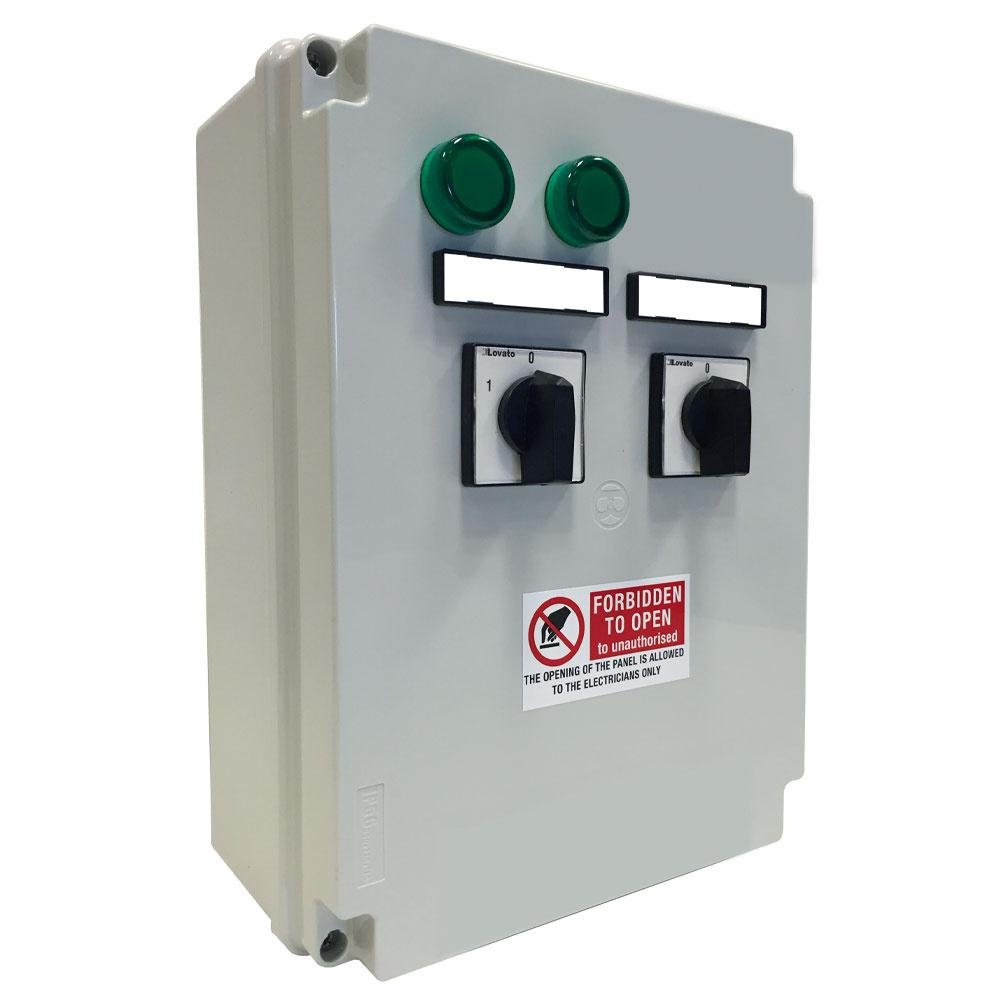 CF-MET/2T | Electrisch bedieningspaneel, 2 snelheden + schakelaar LED