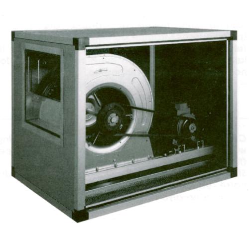 CT10/10752VS | Centrifugale ventilator met omkasting , riemgedreven, 2 snelheden, 3500 m³/u