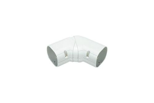 DIN-1227-303 | CLEAN DUCT 75 - REGELBARE PLATTE BOCHT 45° - 90°