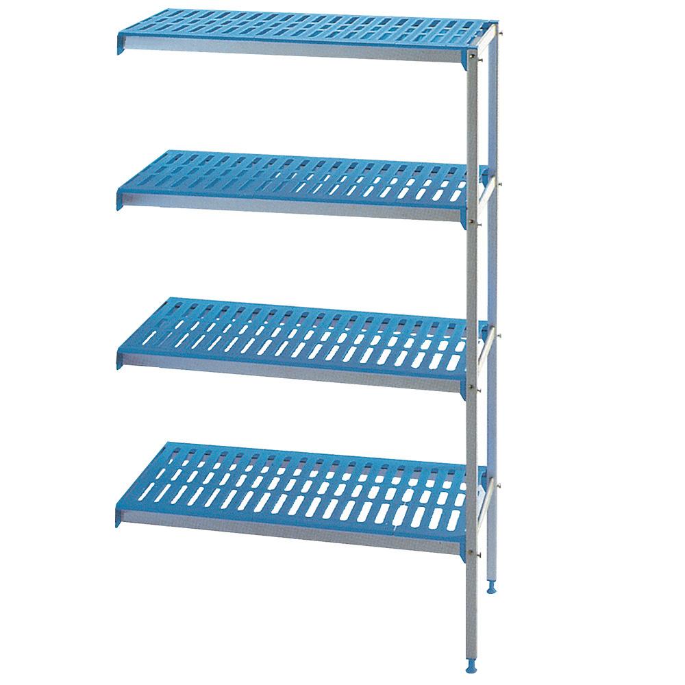 RAA/405-4/EF | Rayonnage angulaire en aluminium anodisé GN 4 niveaux "Modular Rack