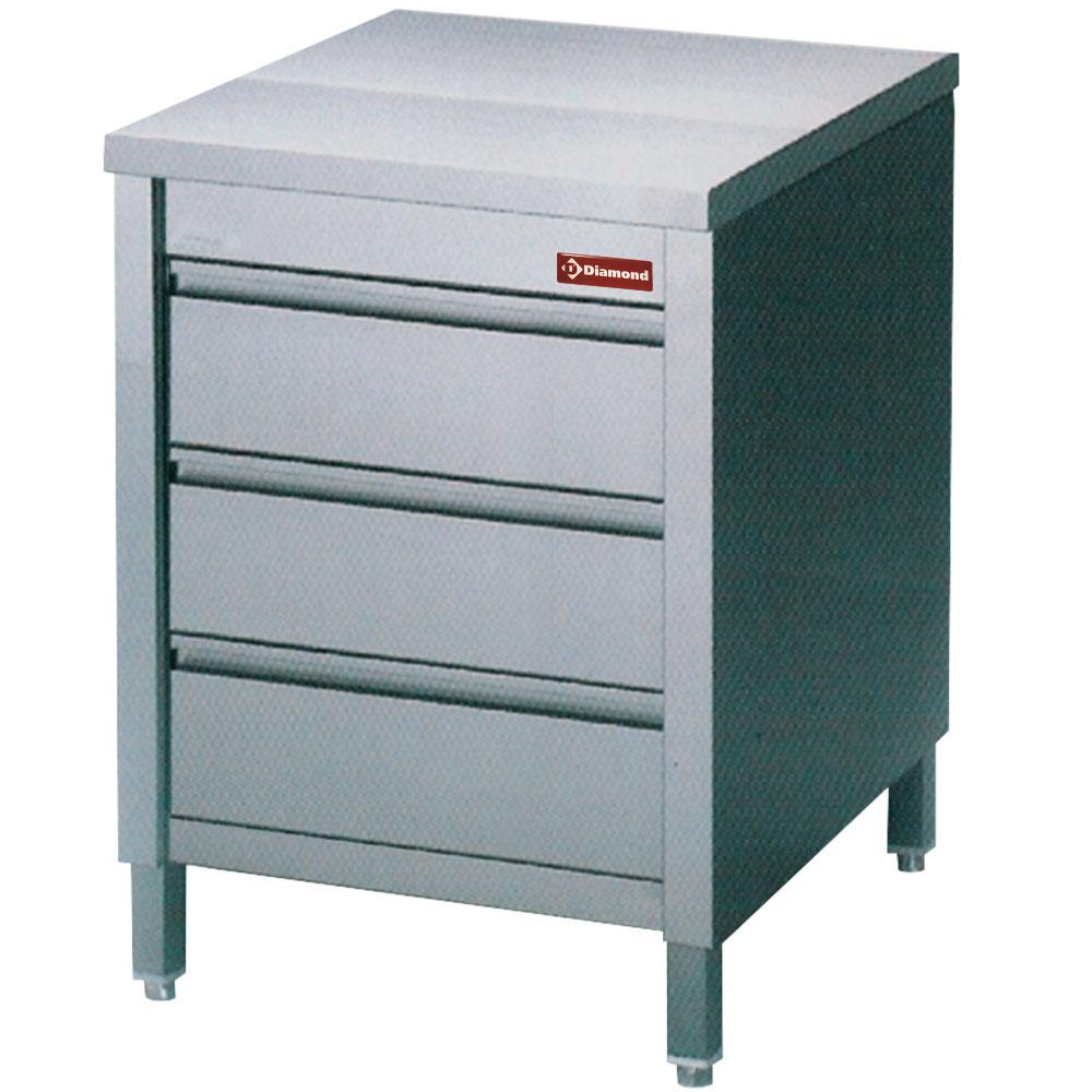 TACS67/B | Table sur armoire avec 3 tiroirs GN1/1