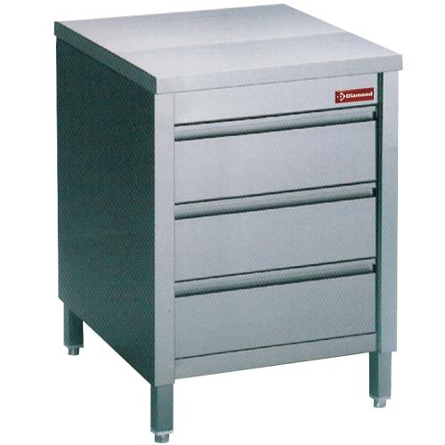 TACS67/U | Table sur armoire avec 3 tiroirs