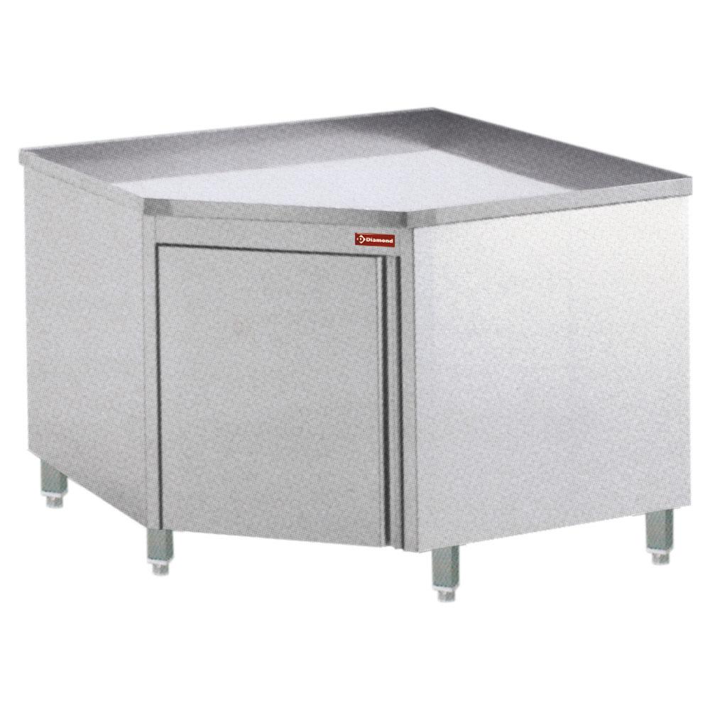 TAN100/U | Table sur armoire neutre à angle 90°