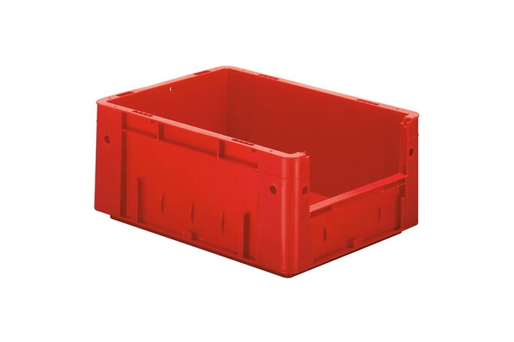 SCC-4170-070 | EURONORM PICKINGBAK - FRONT. OPENING 15L 400X300X175MM - BODEM/ZIJWANDEN GESLOTEN