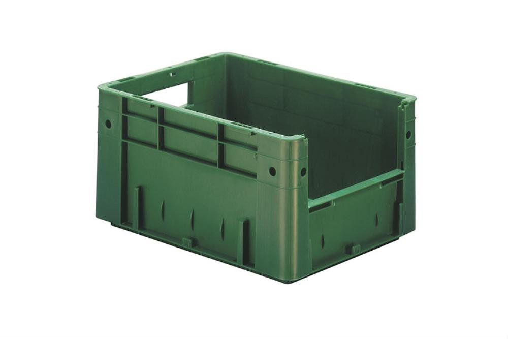 SCC-4211-040 | EURONORM PICKINGBAK - FRONT. OPENING 18L 400X300X210MM - BODEM/ZIJWANDEN GESLOTEN